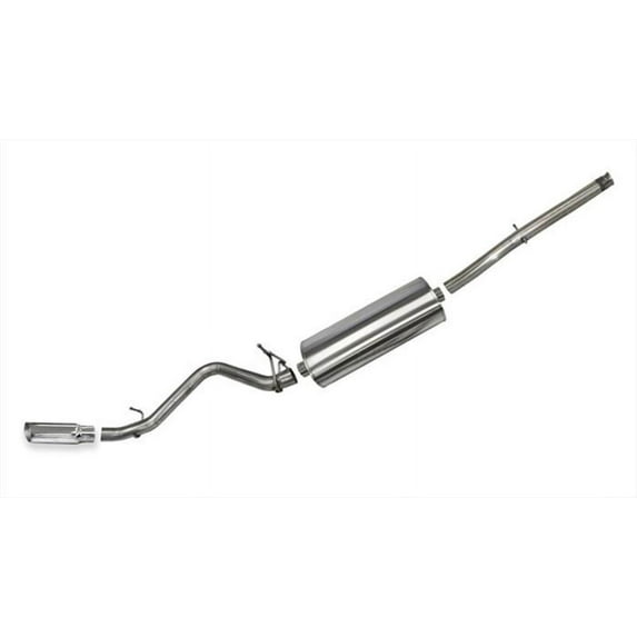 Corsa Sport Cat Back Single Side Exhaust Exit For 14-16 Chevy Silverado Crew Cab/Short Bed 1500 5.3L V8 - 24873