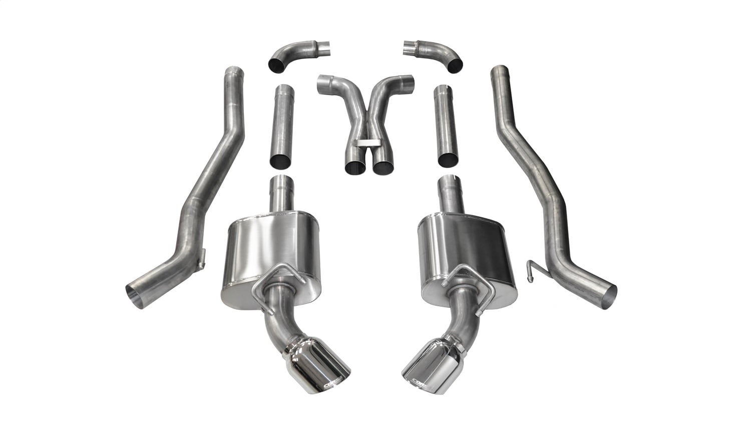 Corsa Xtreme 304 SS Cat-Back Exhaust System for Chevy Camaro 14968 Fits select: 2010-2011 CHEVROLET CAMARO SS, 2012-2013 CHEVROLET CAMARO 2SS