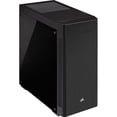 thumbnail image 1 of Corsair 110R Tempered Glass ATX Mid-Tower Computer Case, Black, 1 of 22