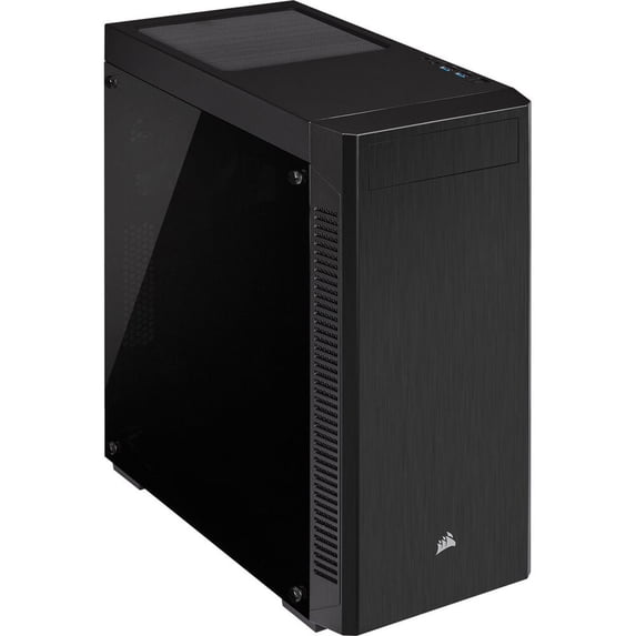 Corsair 110R Tempered Glass ATX Mid-Tower Computer Case, Black