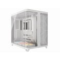 thumbnail image 1 of Corsair AIR 5400 RS-R ARGB Triple Chamber Mid-Tower PC Case-White with 3x RS-R 120mm reverse PWM ARGB fans Pre-installed, BTF Back Plug Motherboard Design, 1 of 12
