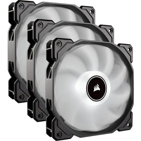 CORSAIR - Air Series LED AF120 (2018) 120mm Case Cooling Fan Kit - White