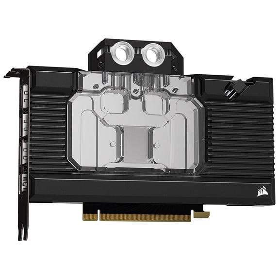 Corsair CX-9020011-WW Hydro X Series XG7 RGB GPU Water Block Fits NVIDIA GeForce RTX Backplate, Nickel Plated