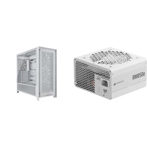 Corsair Case Power Supply Combo - FRAME 5000D RS Modular High Airflow Mid-Tower Computer Case Bundle with M850e (2025) Fully Modular Low-Noise ATX Power Supply