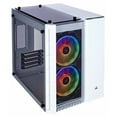 thumbnail image 1 of Corsair Crystal 280X RGB Micro-ATX Case, 2 RGB Fans, Tempered Glass - White, 1 of 8