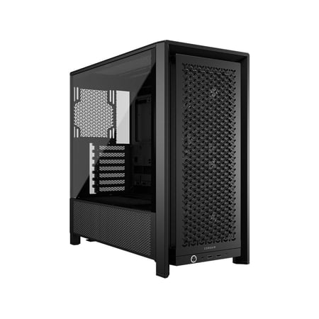 Corsair Frame 4000D Black Steel / Tempered Glass ATX Mid Tower Computer Case with RM850e Power Supply installed