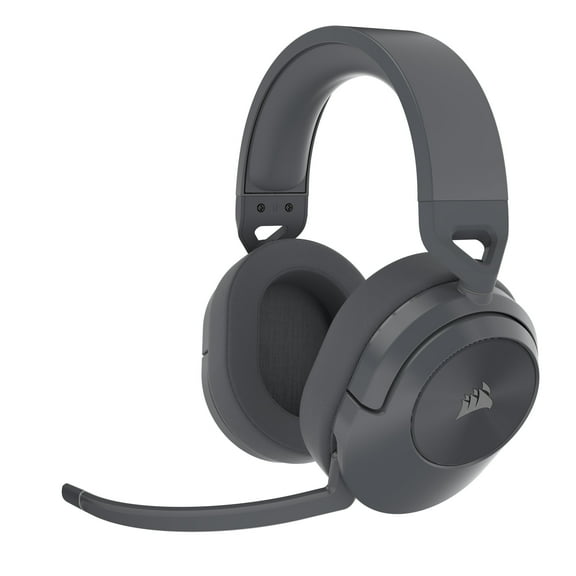 Corsair HS55 Wireless Core Gaming Headset Wireless Audio or Bluetooth for PC, PS5, PS4 Mobile - Gray