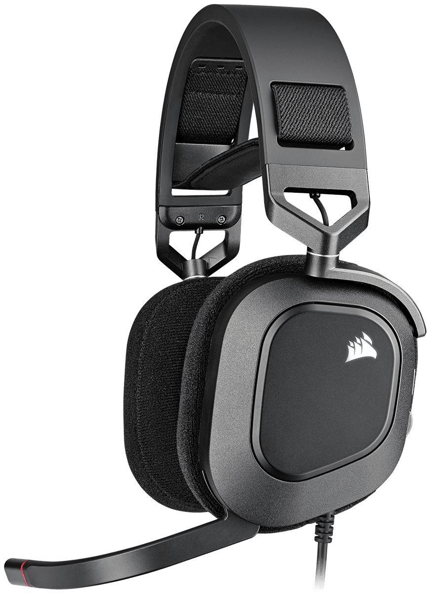 Free Shipping Corsair HS80 RGB USB Premium Gaming Headset with Dolby Audio 7.1 Surround Sound Broadcast Grade Omni Directional Microphone Memory Foam Earpads High Fidelity Sound Durable Construction C...