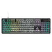 Corsair K55 CORE RGB Full Size USB Gaming Keyboard with Safety Leaflet, Black & Gray