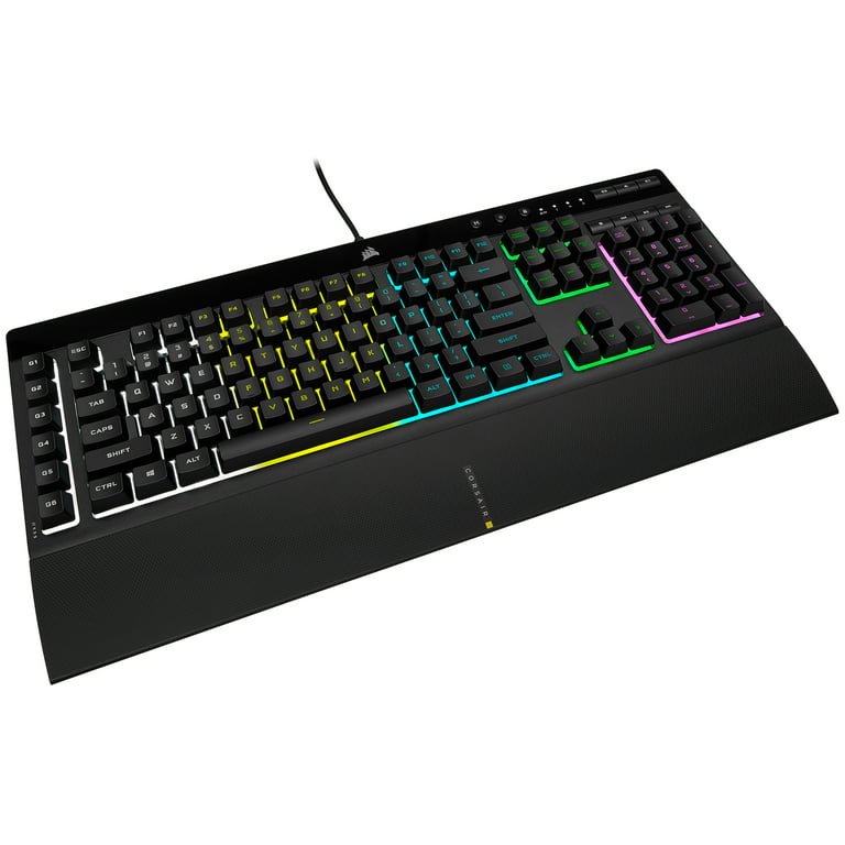 filthy udeladt Mekaniker Corsair K55 RGB Pro Gaming Keyboard - Dynamic RGB Backlighting, Six Macro  Keys with Elgato Stream Deck Software Integration - Walmart.com