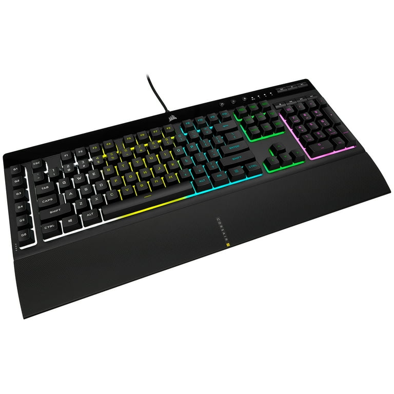 Corsair K55 RGB Pro Gaming Keyboard - Dynamic RGB Backlighting, Six Macro  Keys with Elgato Stream Deck Software Integration 