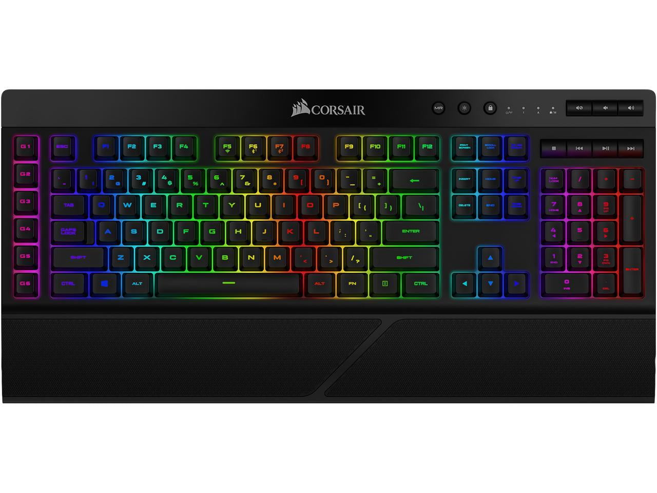 Corsair K57 RGB Wireless Gaming Keyboard, Slipstream Wireless - Connect  with USB Dongle, Bluetooth or Wired 