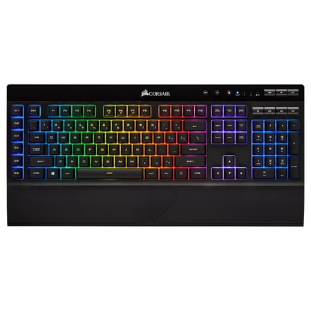 Corsair K57 RGB Wireless Gaming Keyboard, Slipstream Wireless - Connect with USB Dongle, Bluetooth or Wired