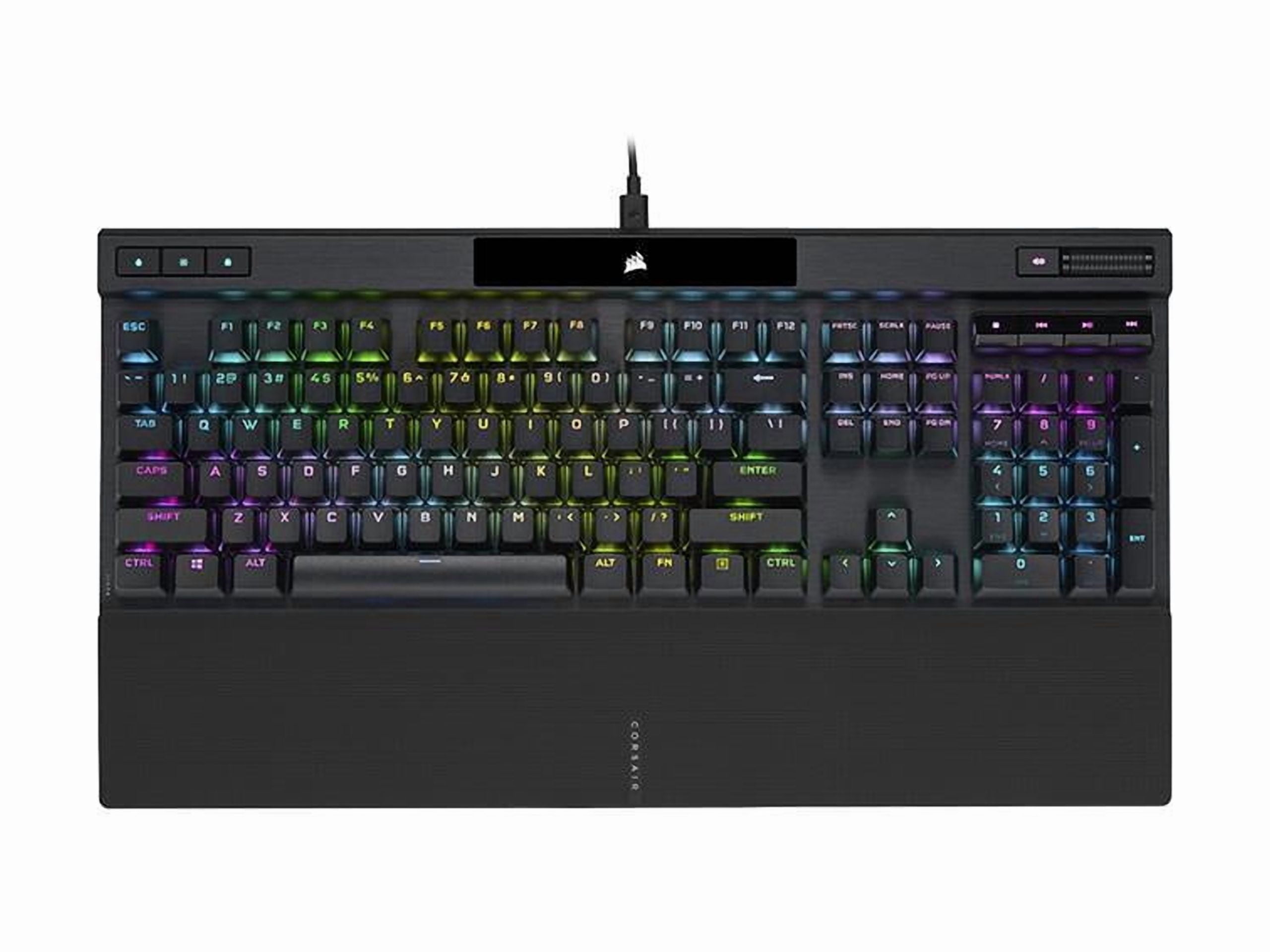 Corsair K70 RGB Full-size USB Type A Gaming Keyboard, Black