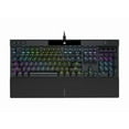 thumbnail image 1 of Corsair K70 RGB Full-size USB Type A Gaming Keyboard, Black, 1 of 15