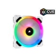 thumbnail image 1 of Corsair LL120 RGB 120mm Dual Light Loop White RGB LED PWM Fan - Single Pack, 1 of 8