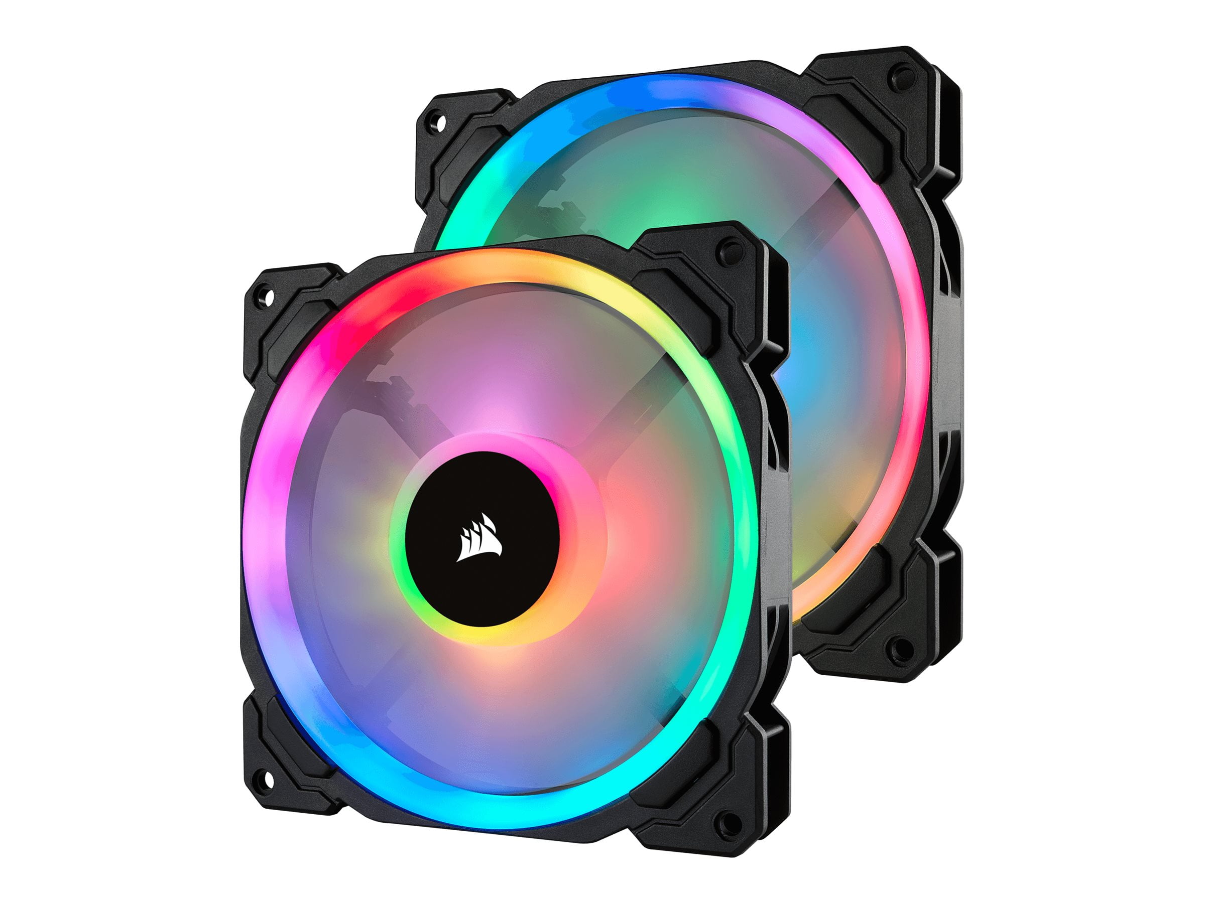 ROG HELIOS＋Corsair QL140×3 LL140×1 Corsair LL Series LL140 RGB 140mm Dual Light Loop RGB LED PWM Fan