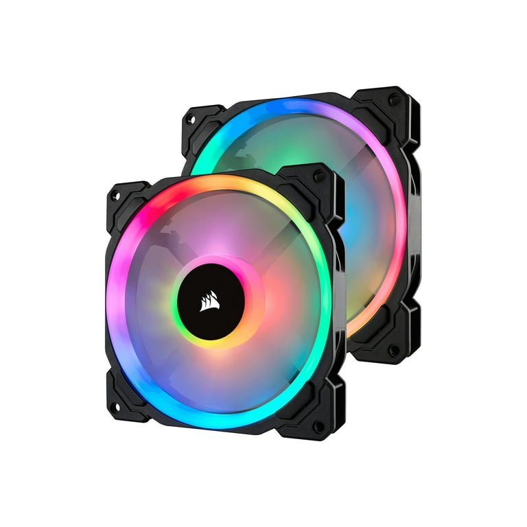 ROG HELIOS＋Corsair QL140×3 LL140×1 Corsair LL Series LL140 RGB 140mm Dual Light Loop RGB LED PWM Fan