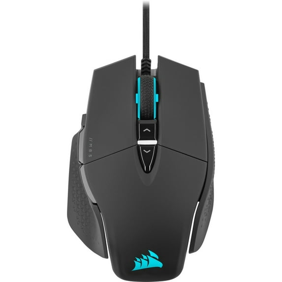 Corsair M65 RGB Ultra Tunable FPS Gaming Mouse - Rugged - Optical - Cable - Black - USB - 26000 dpi - Scroll Wheel - 8 Button(s) - 8 Programmable Button(s) - Medium Hand/Palm Size - Right-handed