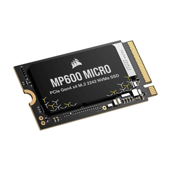 Corsair MP600 MICRO M.2 2242 key M, single sided 2TB PCIe Gen 4.0 x4 3D NAND TLC CSSD-F2000GBMP600MCR2
