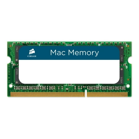 CORSAIR - 8GB (2PK x 4GB) 1000 MHz DDR3 SoDIMM Laptop Memory Kit - Green