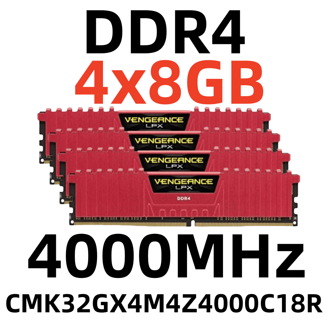 Corsair RAM VENGEANCE DDR4 32 GB Desktop Memory DIMM for PC, 4000 MHz ...