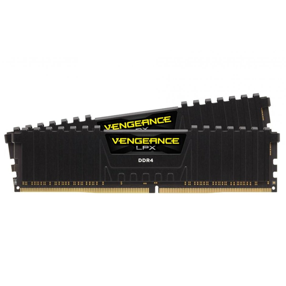 Banquete ventilación Consultar Corsair Vengeance® LPX 32GB (2x16GB) DDR4 DRAM 3200MHz C16 Memory Kit -  Black - Walmart.com
