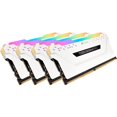 thumbnail image 1 of Corsair Vengeance RGB Pro 64GB (4 x 16GB) DDR4 DRAM 2666MHz C16 Memory Kit, White, 1 of 3