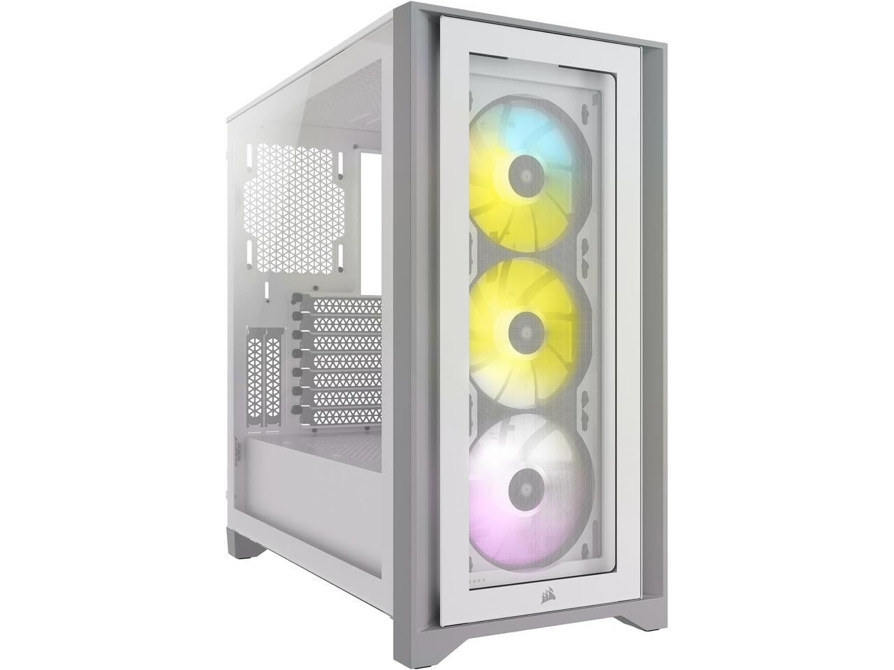 Corsair iCUE 4000X RGB Gaming ATX Mid Tower Computer Case