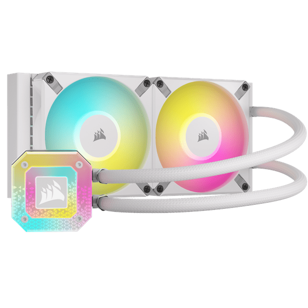 Corsair iCUE H100i ELITE CAPELLIX XT Liquid CPU Cooler, White 4.72