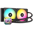 thumbnail image 1 of Corsair iCUE H115i ELITE CAPELLIX XT Liquid CPU Cooler - 5.51" Maximum Fan Diameter - 665.8 gal/min Maximum Airflow - 1700 rpm - Liquid Cooler Cooler - Compatible Intel Socket: LGA-1700, LGA-1200, ..., 1 of 10