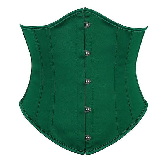 Corset Belt for Women Fishbone Wide Waist Corset Pirate Belt Halloween Bustier Top Plus Size Satin Waist Cincher Overbust