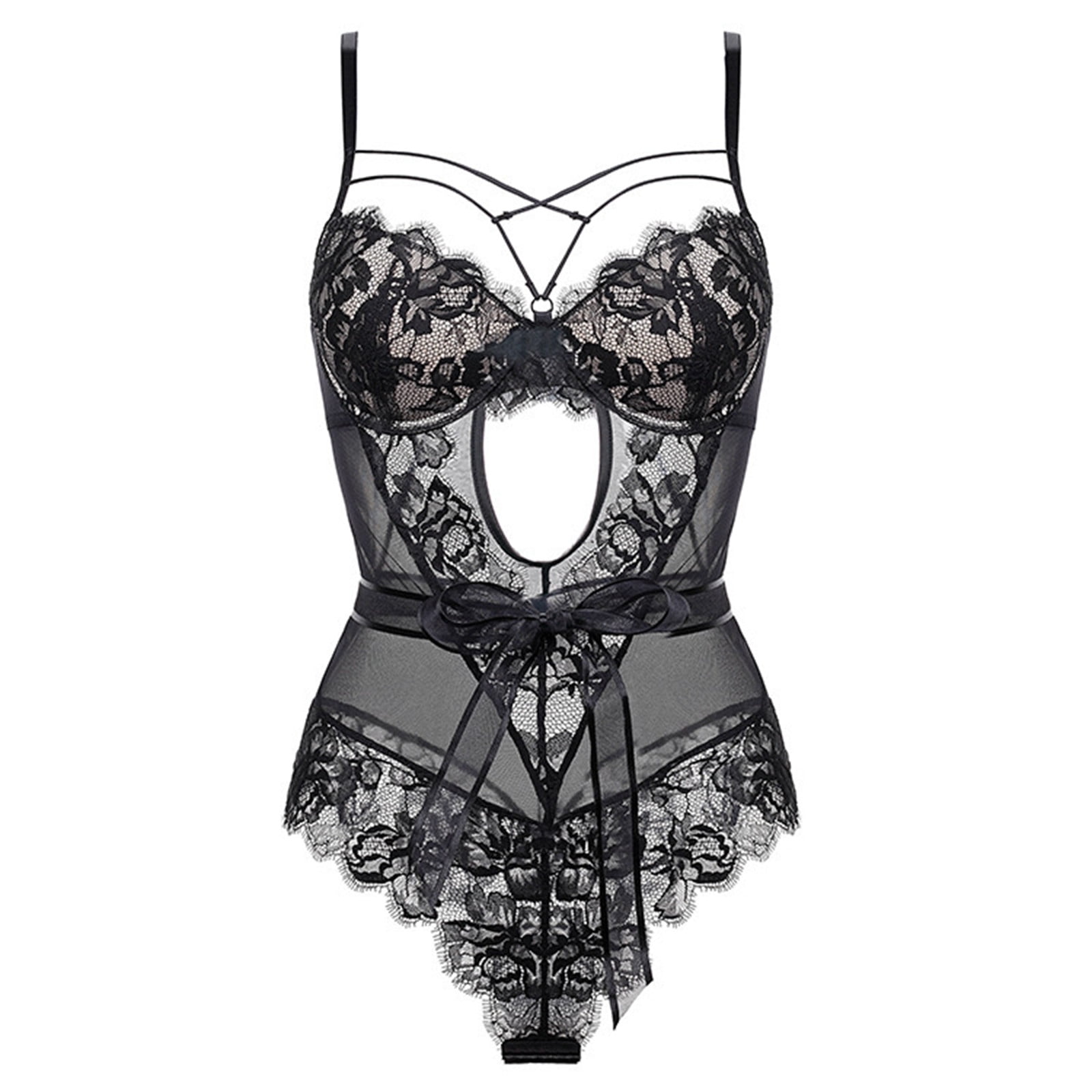 Corset Lingerie Set Tummy Control Sexy Lace One Piece Sexy Womens ...