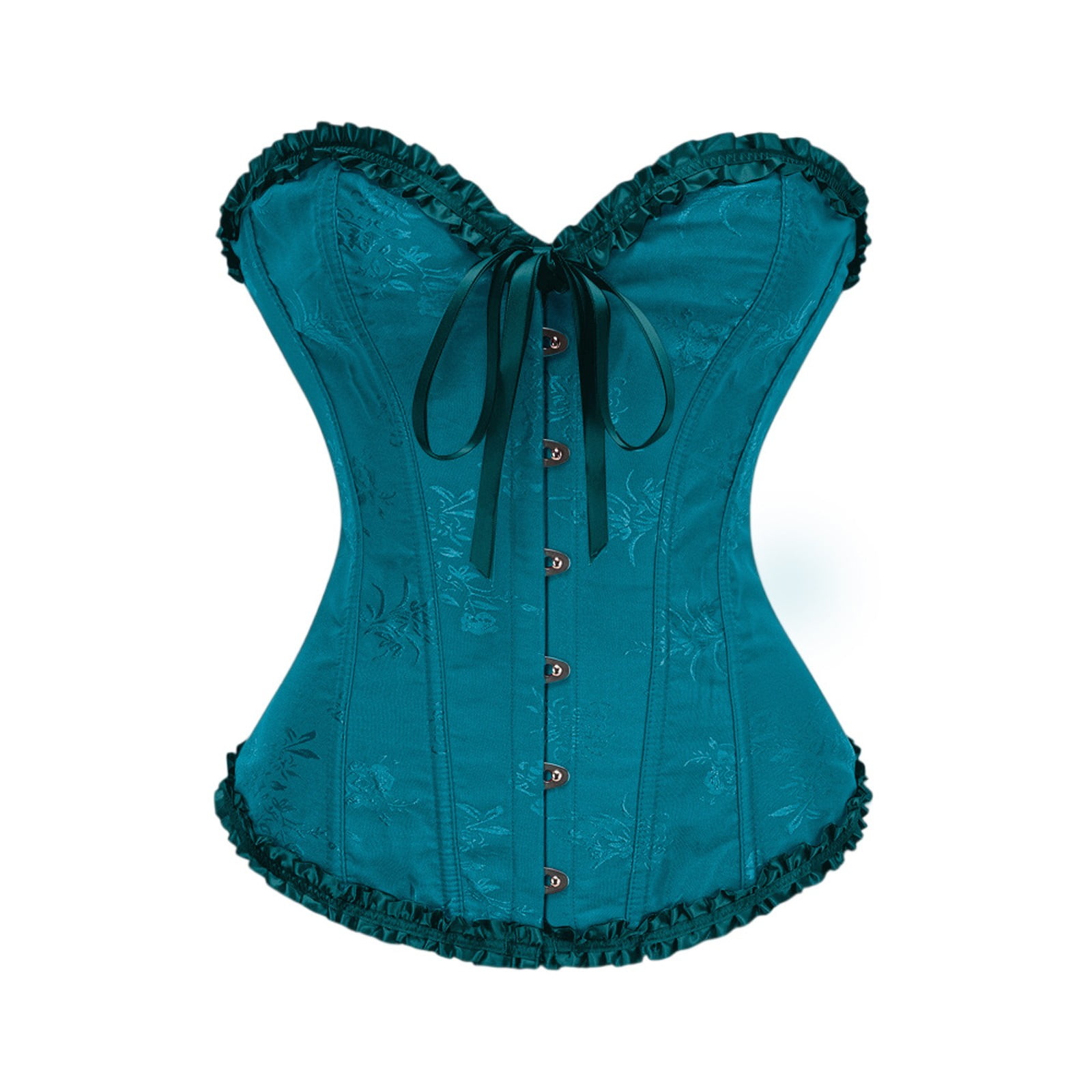 Corset Top Bustier Renaissance Lace up Lingerie Women Overbust