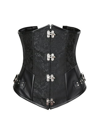 AOOCHASLIY Clearance Shapewear for Women Body Shaper Vintage Gothic Party  Floral Lace Up Slim Corset Bustier Tube Top