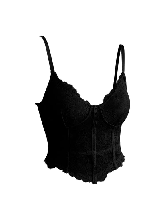 Corset Tops Sexy Lace Going Out Crop Top for Women V Neck Elastic Straps for Party Streetwear Going Out Party Corset Tops for Women Bustier