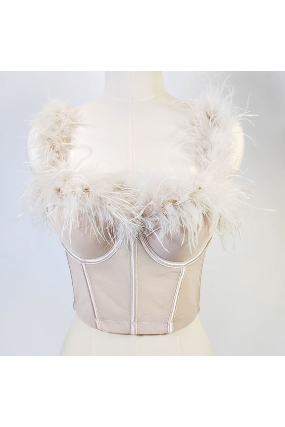 Corset Tops for Women, Corset Shapewear, Lace Waist Push Up Bodysuit, Renaissance Bustier Lingerie Bodyshaper Top, Vintage Medival Basque Body Shaper Beige S