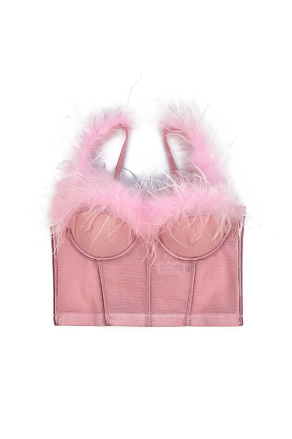 Corset Tops for Women, Corset Shapewear, Lace Waist Push Up Bodysuit, Renaissance Bustier Lingerie Bodyshaper Top, Vintage Medival Basque Body Shaper Pink L