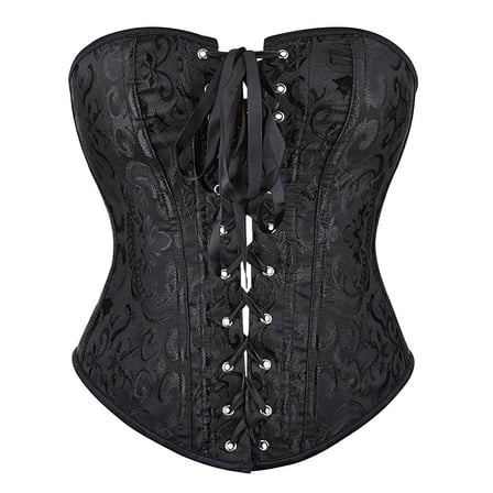 Corset Tops for Women, Bustier Shapewear Lingerie, Lace Waist Push Up Bodysuit