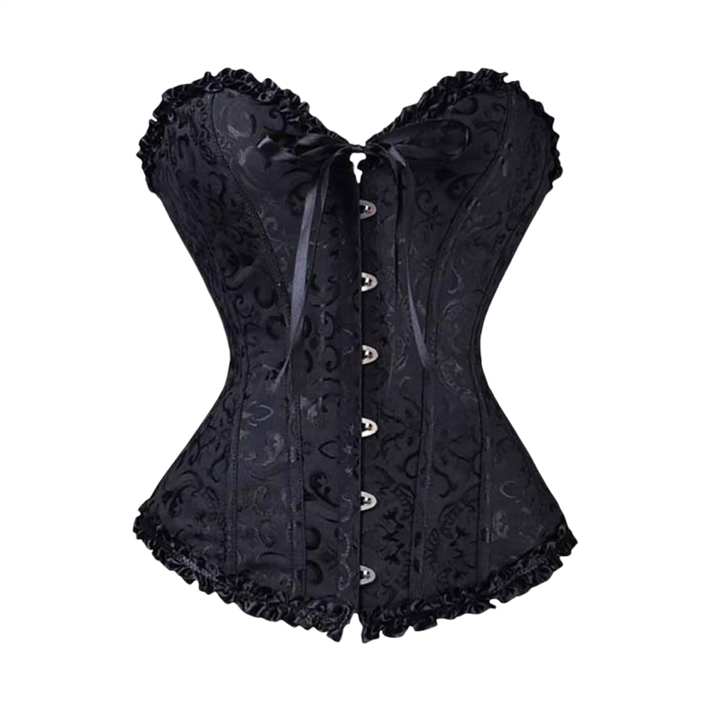 Corset Médieval Femme En Satin - Bustier Avec Baleines, Lacets Dos, Pour Costume, Fête, Soirée à Thème - 9