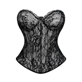 FAKKDUK Women's Gothic Jacquard Shoulder Straps Tank