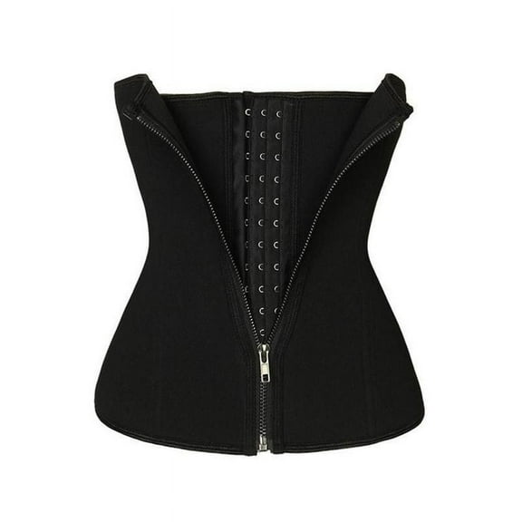 Corset Waist Trainer Training Shaper Body Shapewear Zipper Underbust I2E1 XUK R2C9