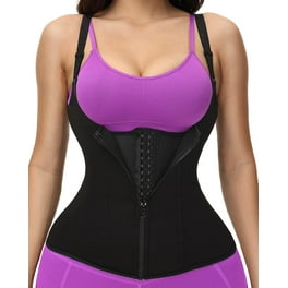 Herrnalise Womens Waist Trainer Shapewear Solid Waist Cincher Slim Body Shaper Workout Girdle Underbust Corset Three layers Four steel ribs Mothers Day Gifts Walmart