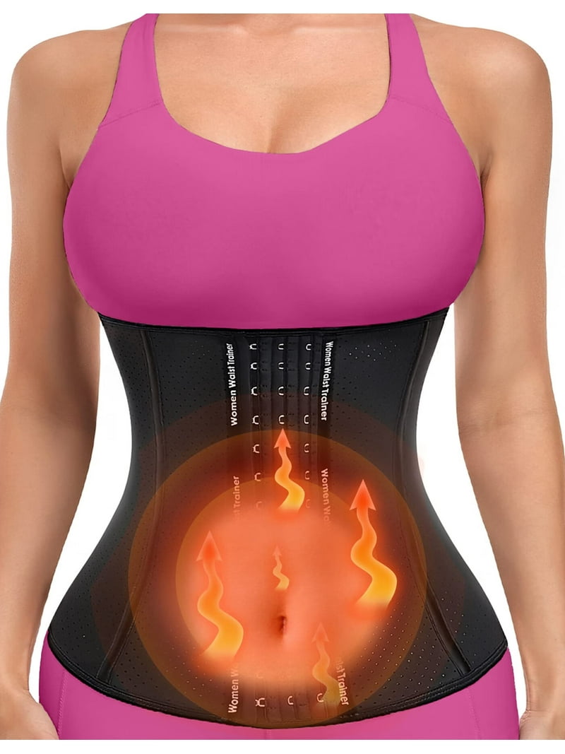 Corset Waist Trainer for Women,Latex Waist Cincher Workout Body