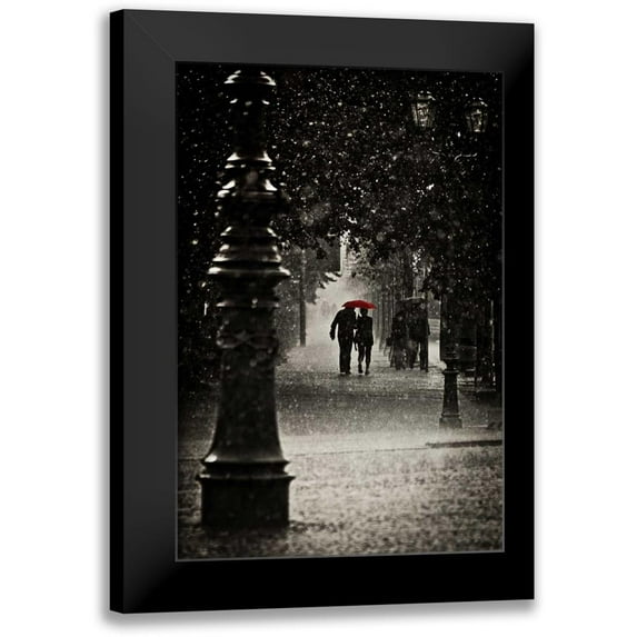 Corso, Stefano 13x18 Black Modern Framed Museum Art Print Titled - Fragments of Water
