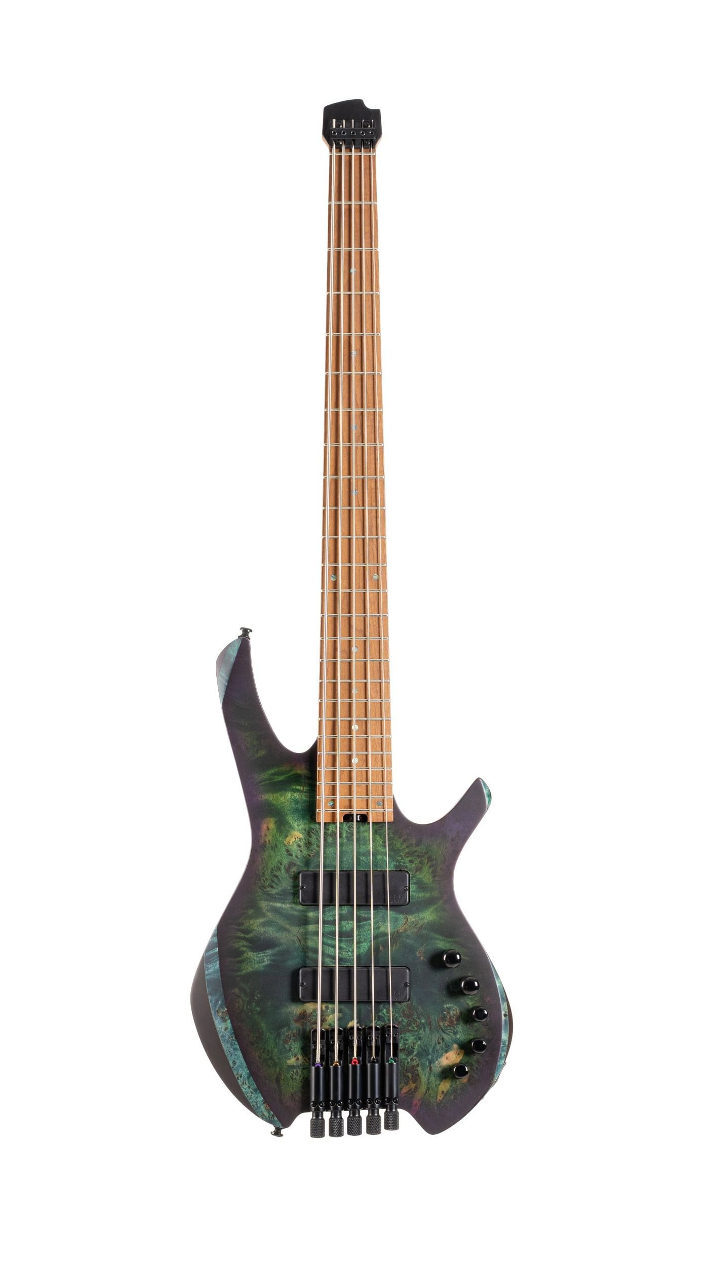 Cort Artisan Space 5 SDG  5-String Headless Bass Guitar in Star Dust Green