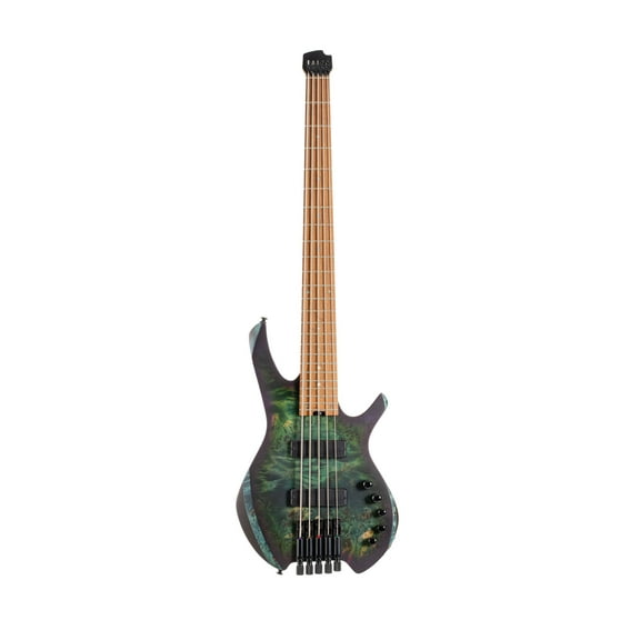 Cort Artisan Space 5 SDG  5-String Headless Bass Guitar in Star Dust Green