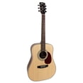 thumbnail image 1 of Cort EARTH70OP Dreadnought Acoustic Guitar Solid Spruce Top, Natural Open Pore, 1 of 3