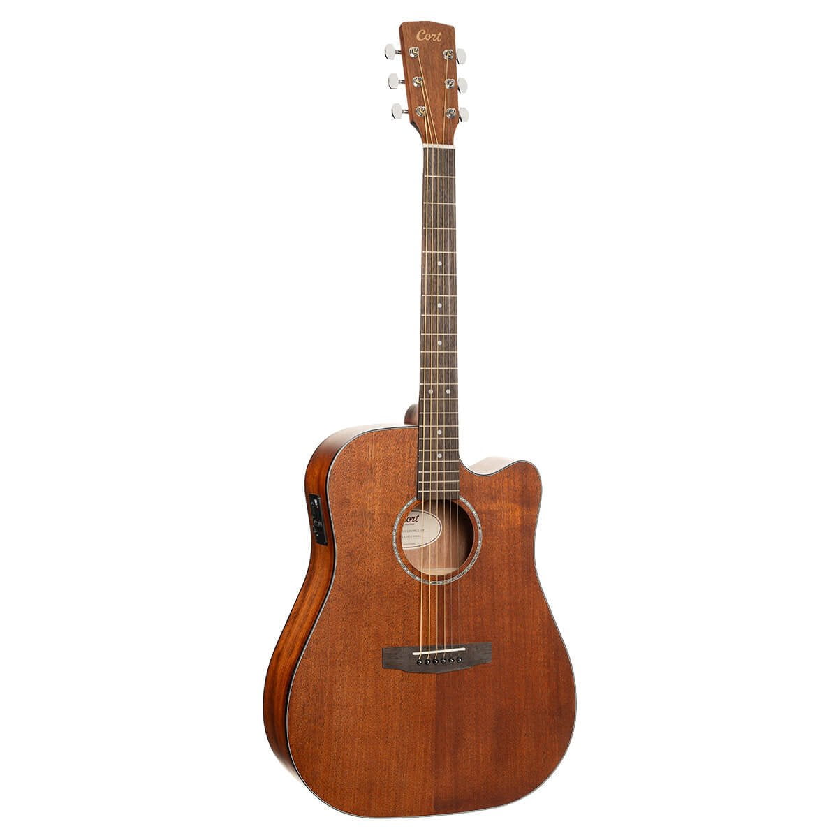 Cort Earth60MCEOP Dreadnought Acoustic-Electric Guitar - Solid Mahogany Top