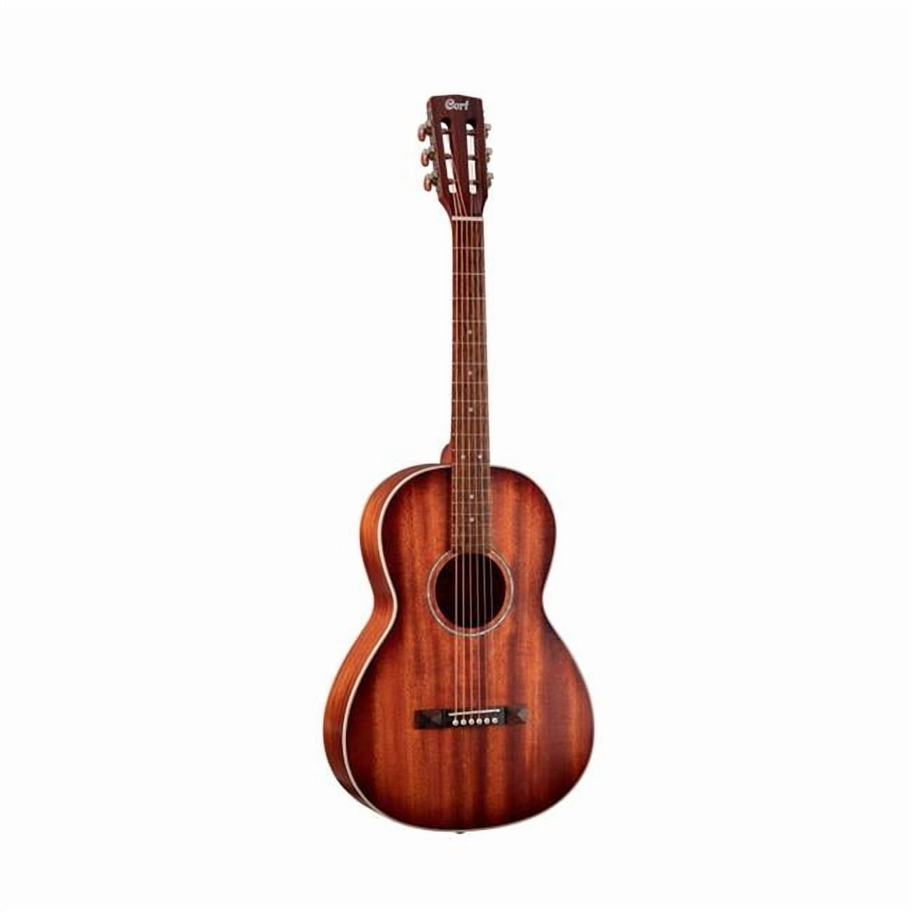 Cort Guitars AP550M-U Parlor Acoustic Guitar, Open Pore